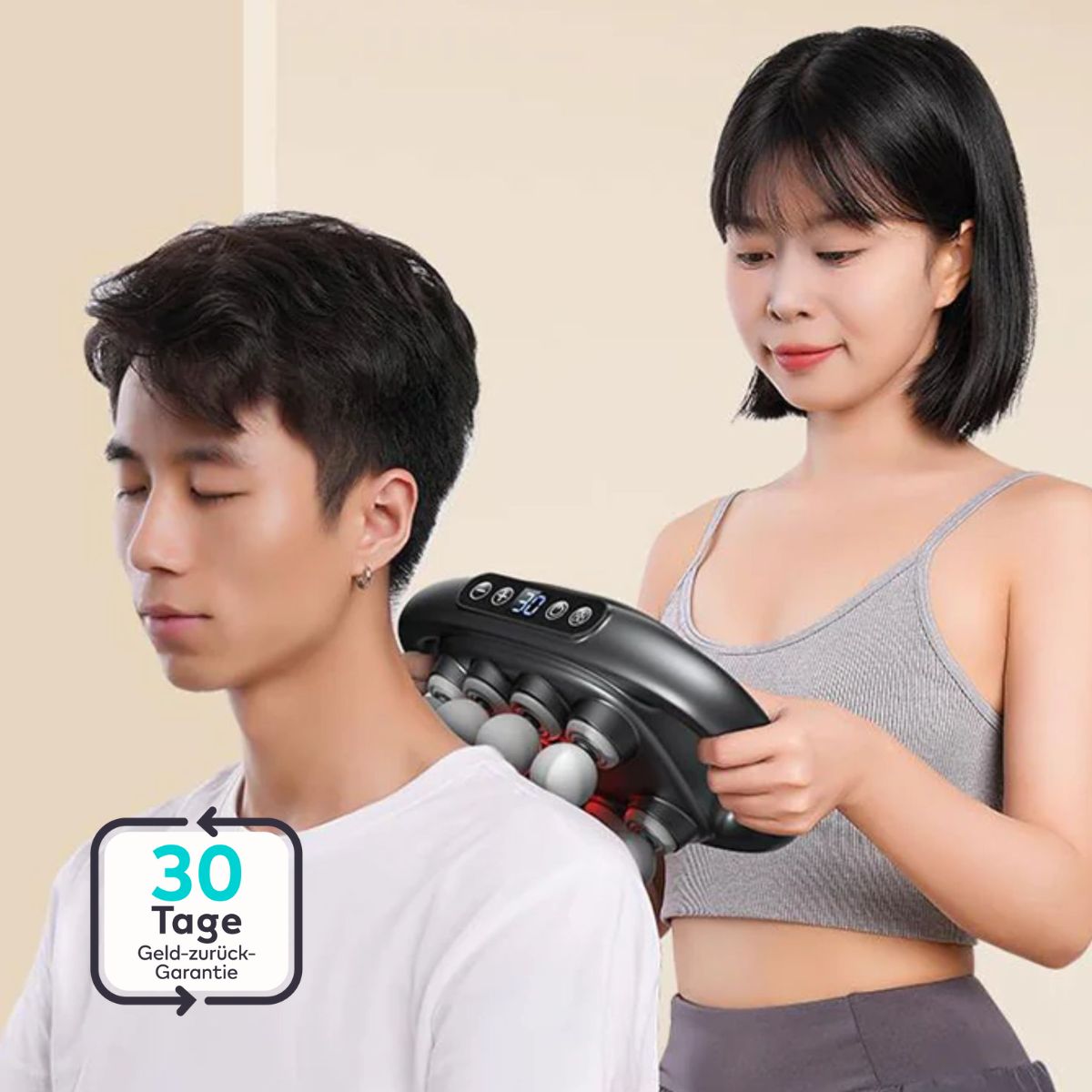 Serenosole™ MuscleEase | Kraftvolle Tiefengewebsmassage für sofortige Entspannung | Leistungsstärkste Massagepistole 2025