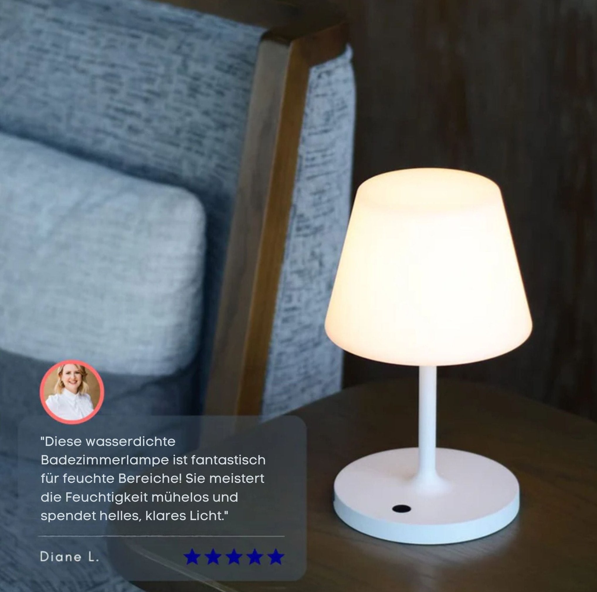 Serenosole™ SplashLight waterdichte badkamerlamp | Waterdicht, duurzaam en gezellig | Meest gestemde douchelamp 2024