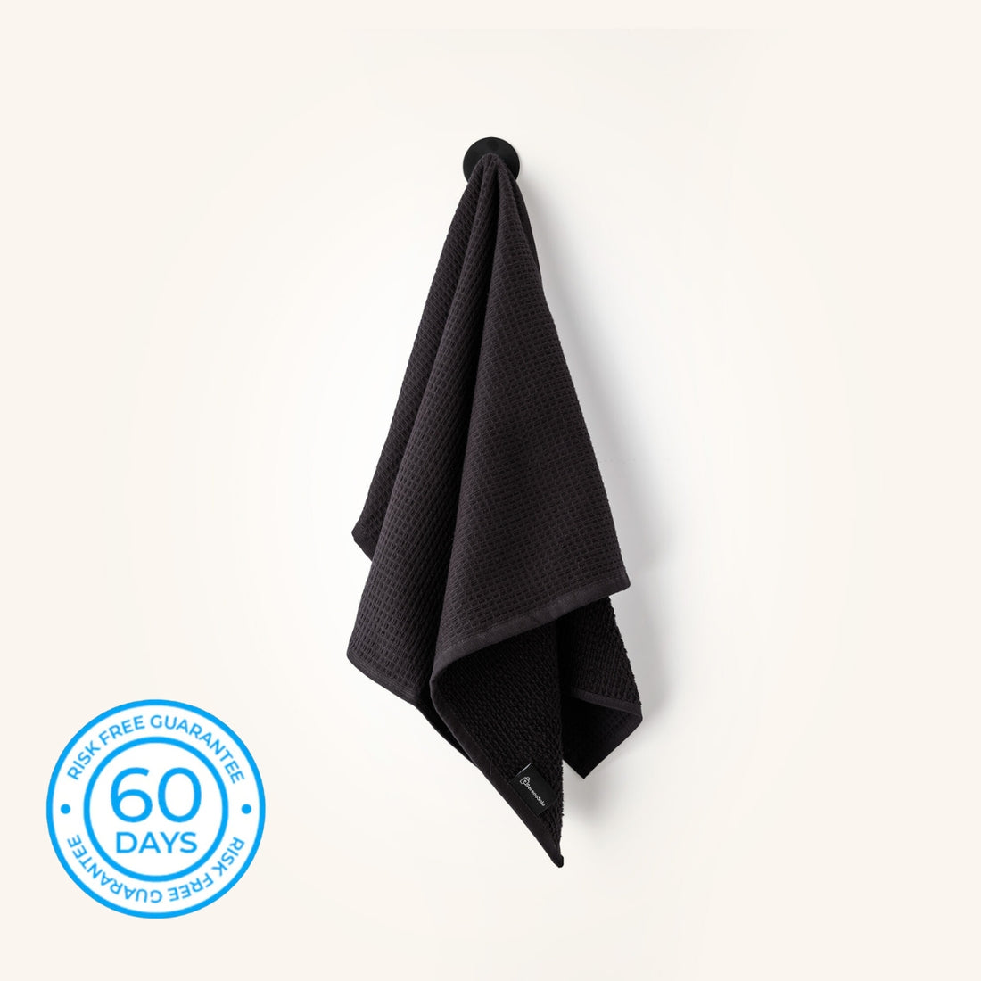 Sérénosols™Serviette Velvet Vista Noir | Set de 2