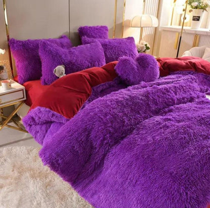 Serenosole™ SnuggleSky Flauschiges Fleece-Bettzeug | Unvergleichliche Weichheit und Wärme jede Nacht | Gemütlichstes Bettzeug 2024