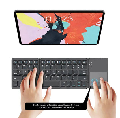 Serenosole™ FlexBoard | Taschenformat-Tastatur mit integriertem Touchpad | Ultimative Taschen-Tastatur 2025