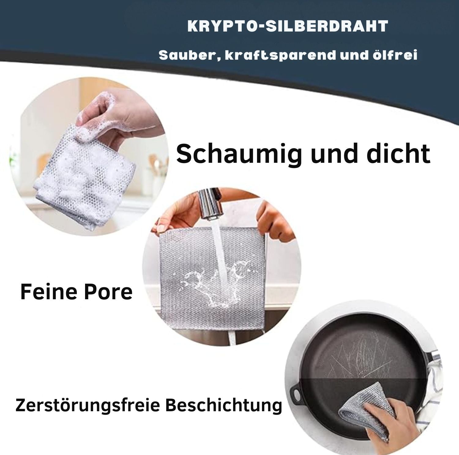 Serenosole™ CleanWipe Reinigungstuch Metall | Super saugfähig und kratzfrei | Ultimative Metall-Reinigungstuch 2024 (3+2 GRATIS)