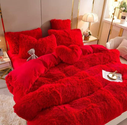 Serenosole™ SnuggleSky Flauschiges Fleece-Bettzeug | Unvergleichliche Weichheit und Wärme jede Nacht | Gemütlichstes Bettzeug 2024