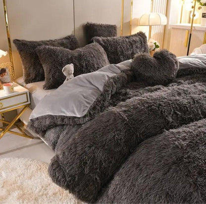 Serenosole™ SnuggleSky Flauschiges Fleece-Bettzeug | Unvergleichliche Weichheit und Wärme jede Nacht | Gemütlichstes Bettzeug 2024