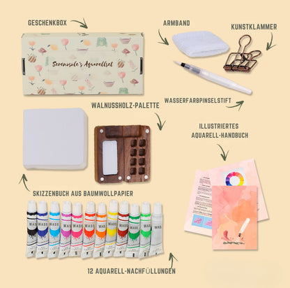 Serenosole™ ColorNest | Entfessle deine Kreativität jederzeit und überall | Ultimatives Reise-Malset 2025
