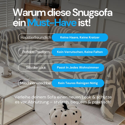 Serenosole™ SnugSofa | Hält dein Sofa makellos, kratzfrei und wie neu | +4 GRATIS Geschenke