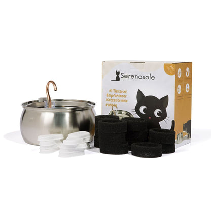 Serenosole™ AquaCat | Houd uw kat gehydrateerd en gezond | Slimste hydratatie 2024