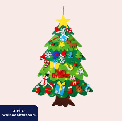 Serenosole™ MerryCraft DIY Wandhängender Weihnachtsbaum | Dekorieren, spielen und die Feiertage erleuchten | Bester Familienbaum 2024