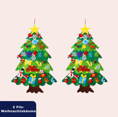 Serenosole™ MerryCraft DIY Wandhängender Weihnachtsbaum | Dekorieren, spielen und die Feiertage erleuchten | Bester Familienbaum 2024