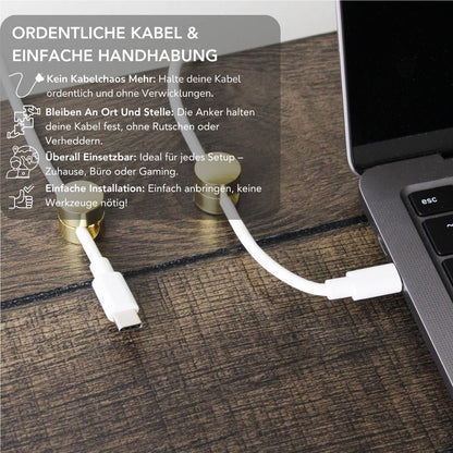 Serenosole™ CableMate kabelhouder | Snel bevestigen en kabels netjes houden Netste kabelanker 2024 (3+3 GRATIS)