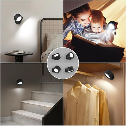 Serenosols™Aurora 360 &amp;deg; Wandlamp | Moderne, draadloze LED-verlichting (1 1 GRATIS)