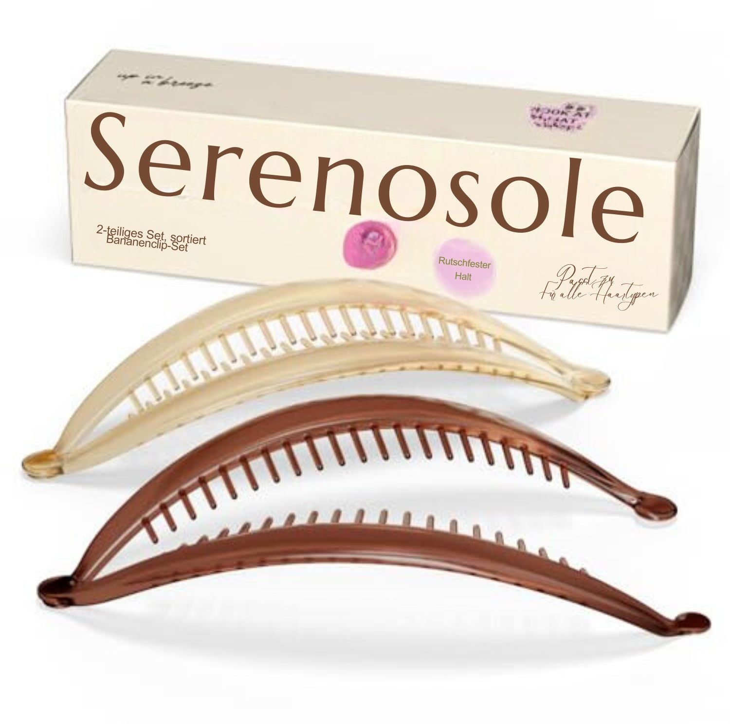 Serenosole™ FlexiClip Bananenclip | Houdt het haar veilig op zijn plaats (2+2 GRATIS)