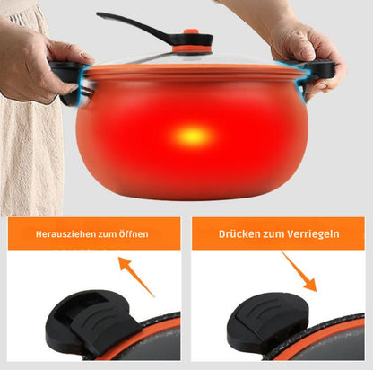 Serenosole™ QuickChef | Kocht schneller und macht jede Mahlzeit mühelos | Schnellster Druckkocher 2025