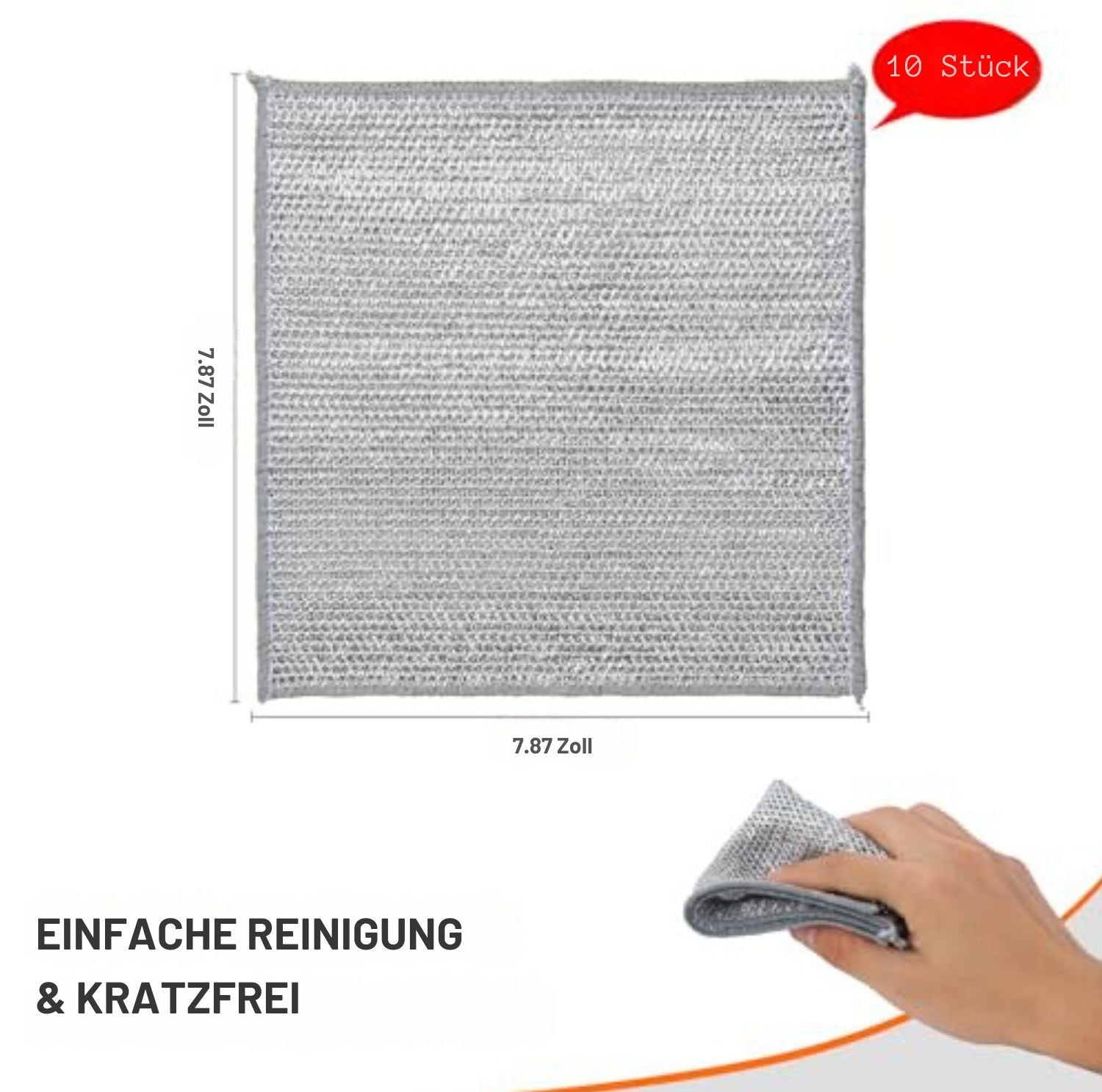 Serenosole™ CleanWipe Reinigungstuch Metall | Super saugfähig und kratzfrei | Ultimative Metall-Reinigungstuch 2024 (3+2 GRATIS)