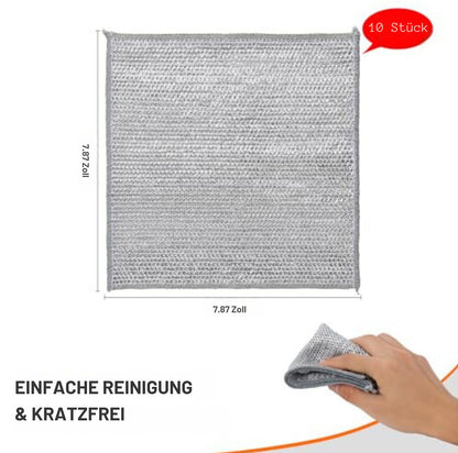 Serenosole™ CleanWipe Reinigungstuch Metall | Super saugfähig und kratzfrei | Ultimative Metall-Reinigungstuch 2024 (3+2 GRATIS)