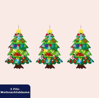 Serenosole™ MerryCraft DIY Wandhängender Weihnachtsbaum | Dekorieren, spielen und die Feiertage erleuchten | Bester Familienbaum 2024
