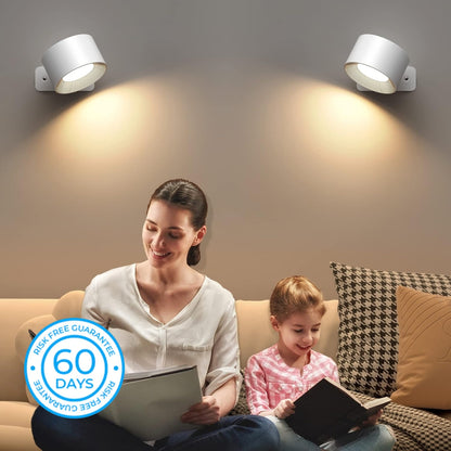 Serenosols™Aurora 360 &amp;deg; Wandlamp | Moderne, draadloze LED-verlichting (1 1 GRATIS)