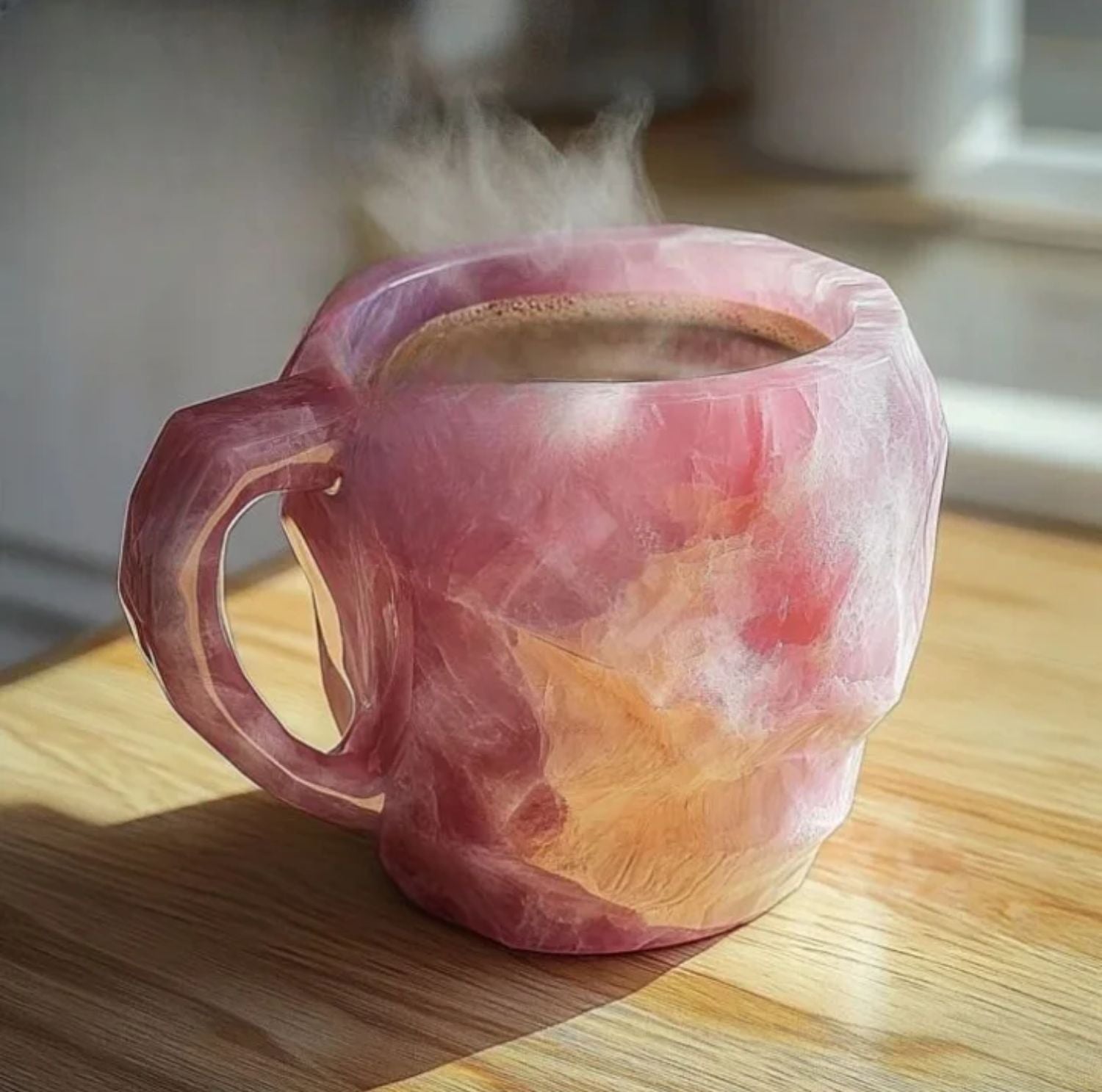Serenosole™ CrystalBrew Kaffeetassen | Kristallklare Vibes, die jeden Schluck besonders machen | Trendigster Kaffeebegleiter 2024