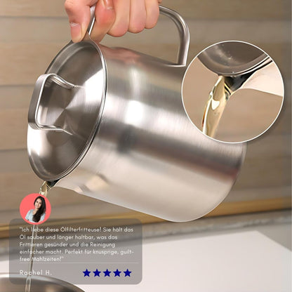 Serenosole™ SmartOil oliefilterfriteuse | Schoner frituren en eenvoudig schoonmaken | Slimste oliefilterfriteuse 2024