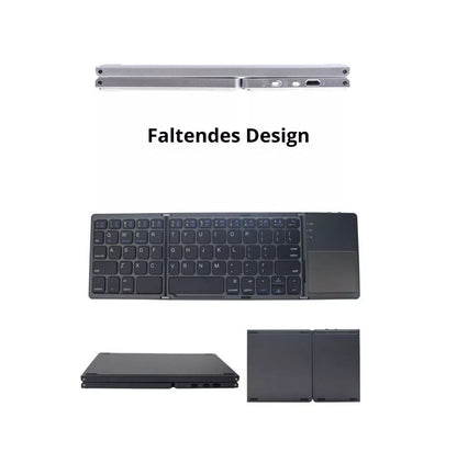 Serenosole™ FlexBoard | Taschenformat-Tastatur mit integriertem Touchpad | Ultimative Taschen-Tastatur 2025