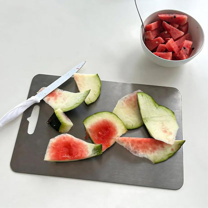 Serenosols™SafeCut snijplank gemaakt van 100% titanium-geen microplastics en bacteriën meer!