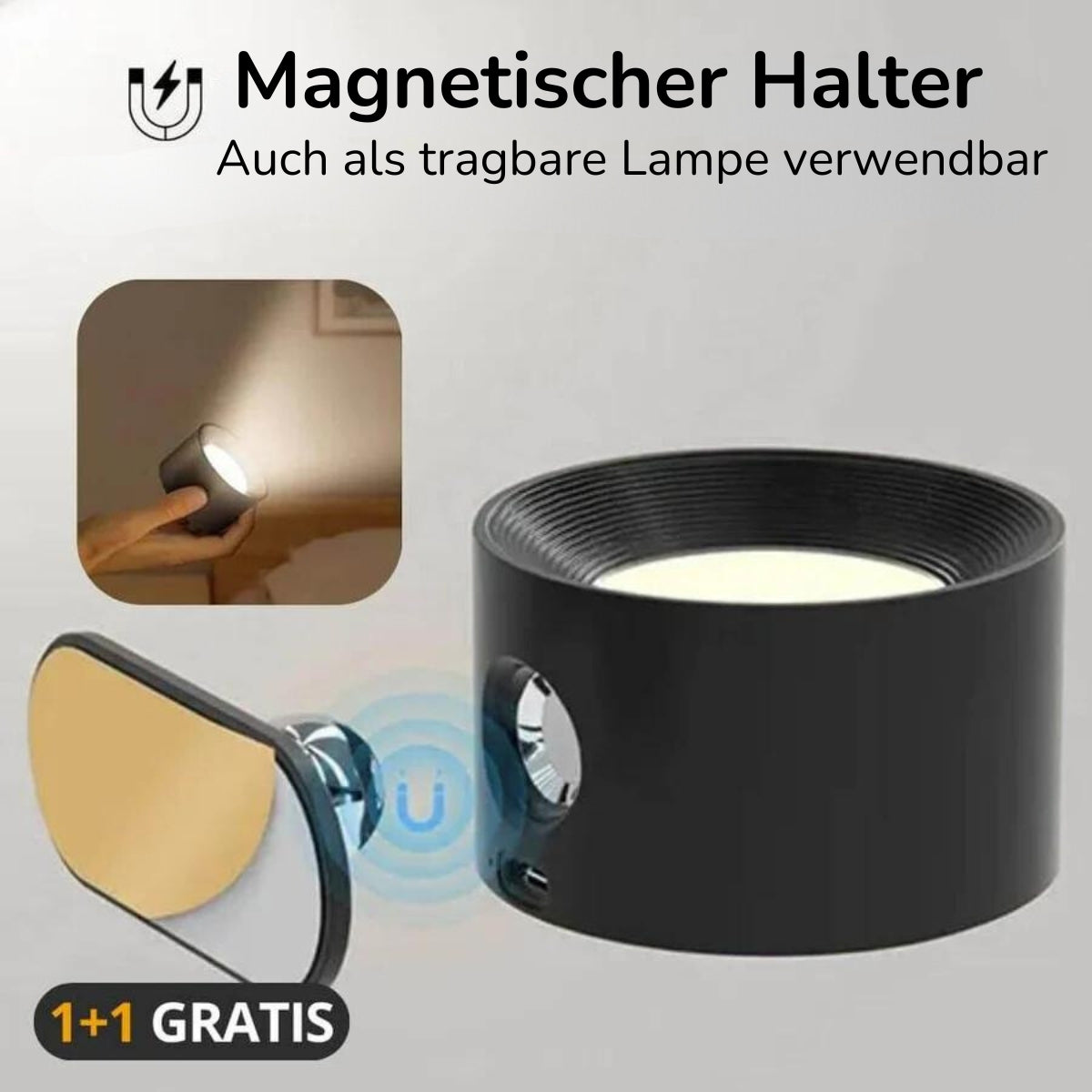 Serenosols™Aurora 360 &amp;deg; wandlamp | Geen lelijke koorden in zicht (1 1 GRATIS)