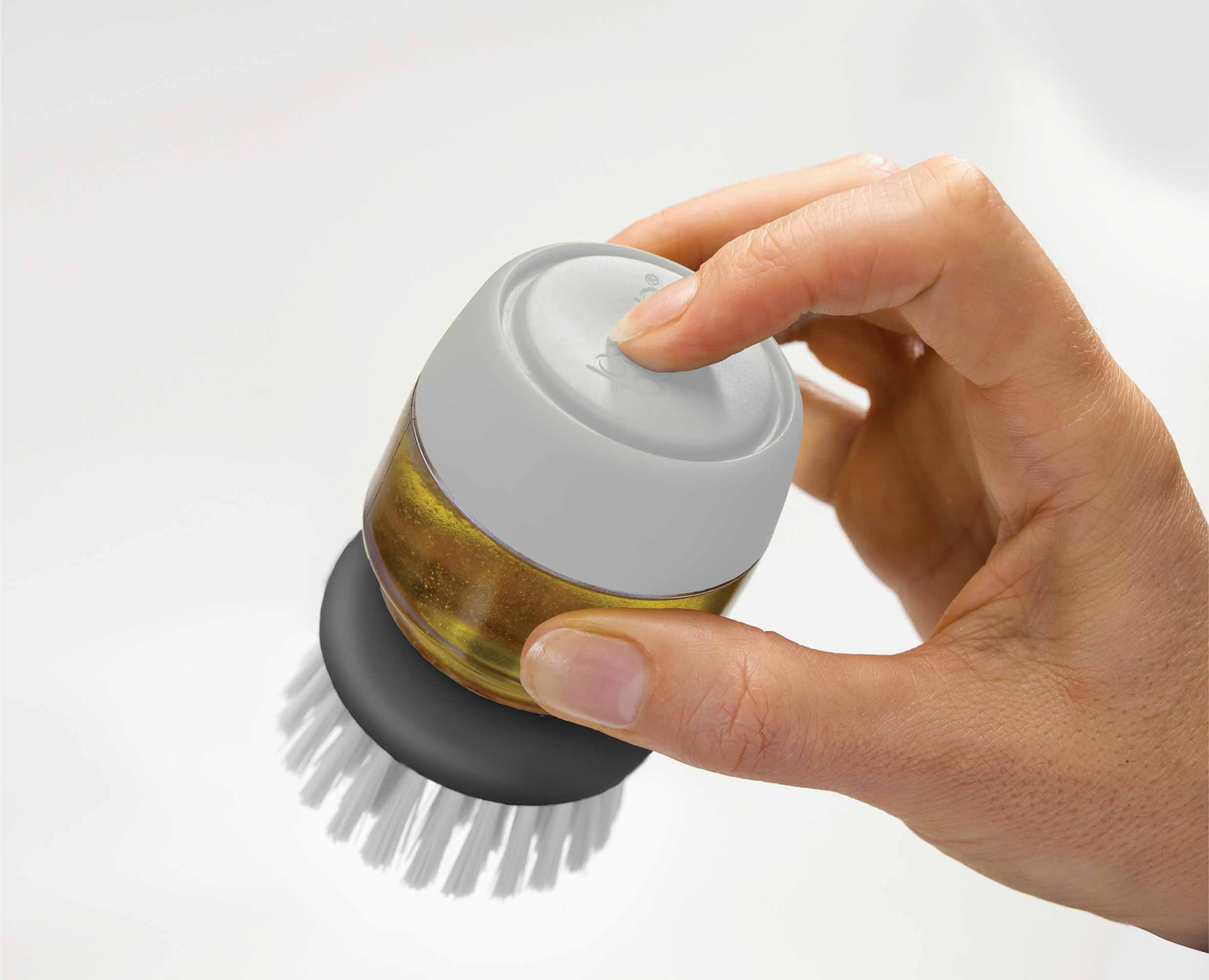 Serenosols™DispensBrush | Efficiënte, tijdbesparende reiniging met gecontroleerde zeepdosering
