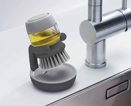 Serenosols™DispensBrush | Efficiënte, tijdbesparende reiniging met gecontroleerde zeepdosering