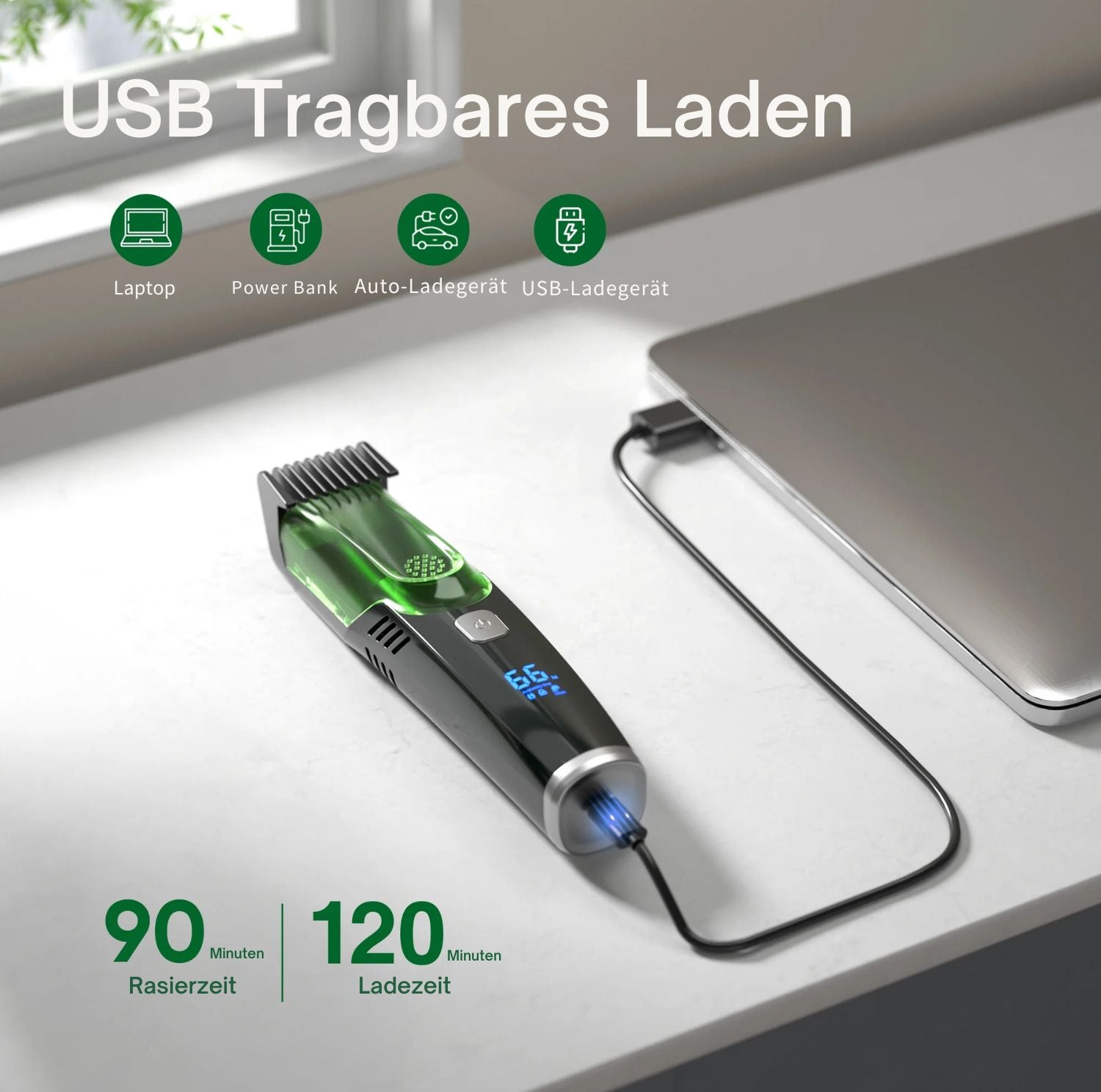 Serenosole™ SleekShave | Hol dir jedes Mal einen sauberen Schnitt, ganz ohne Haare überall