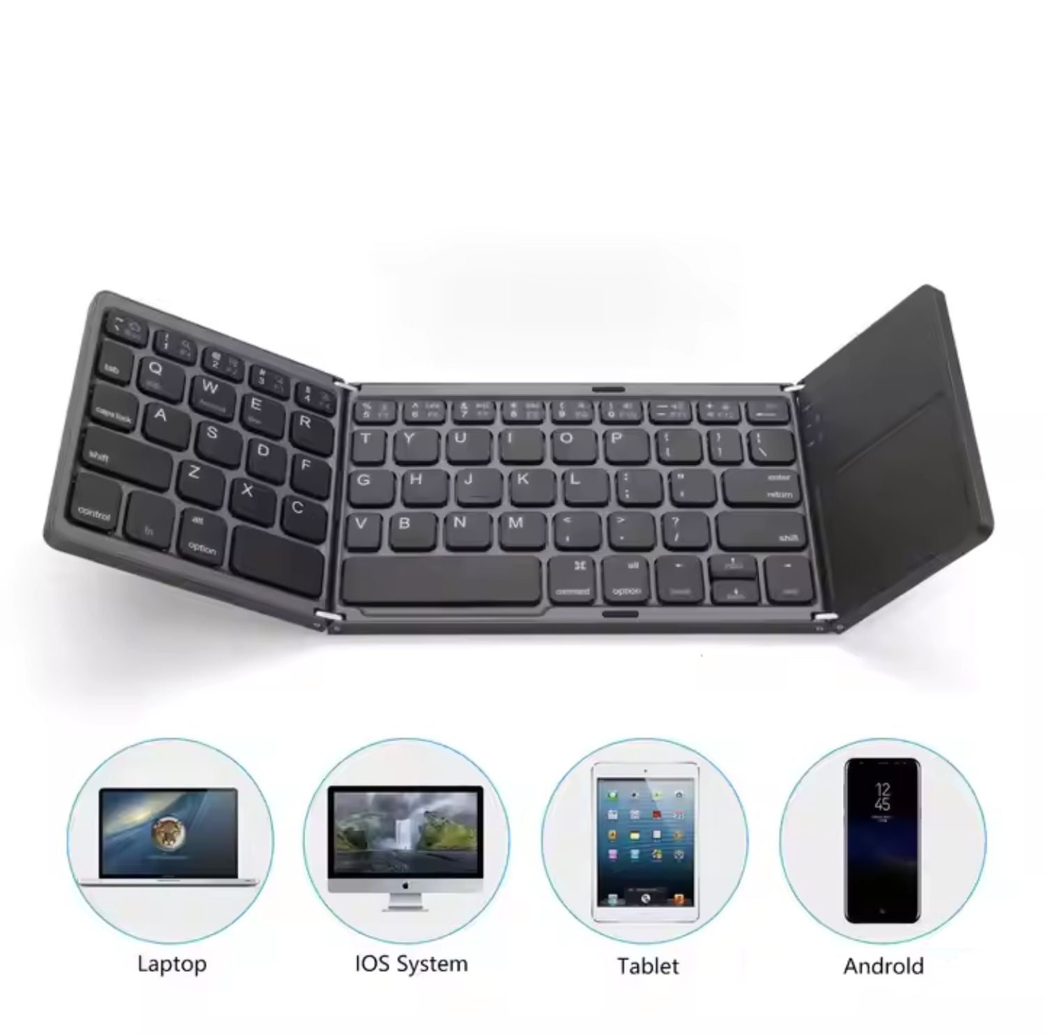Serenosole™ FlexBoard | Taschenformat-Tastatur mit integriertem Touchpad | Ultimative Taschen-Tastatur 2025