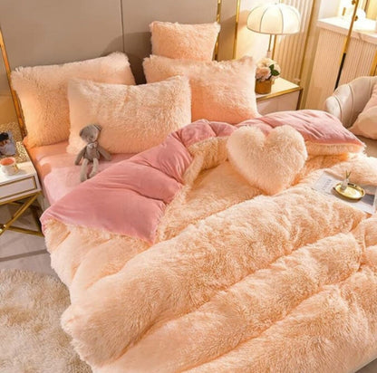 Serenosole™ SnuggleSky Flauschiges Fleece-Bettzeug | Unvergleichliche Weichheit und Wärme jede Nacht | Gemütlichstes Bettzeug 2024