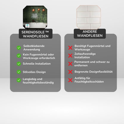 Serenosole™ TileTack | Je populairste muurupgrade van 2024 | Snel, gemakkelijk en aanpasbaar (1+1 GRATIS)