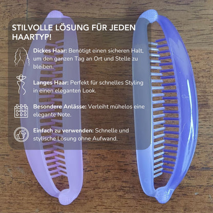 Serenosole™ FlexiClip Bananenclip | Houdt het haar veilig op zijn plaats (2+2 GRATIS)