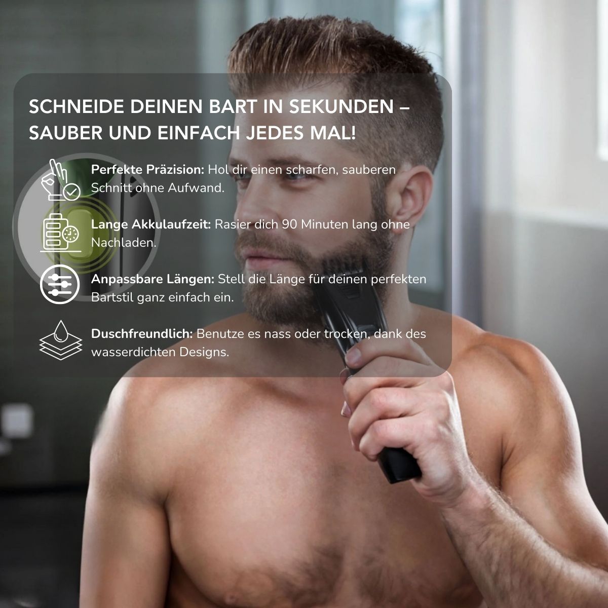 Serenosole™ SleekShave | Hol dir jedes Mal einen sauberen Schnitt, ganz ohne Haare überall