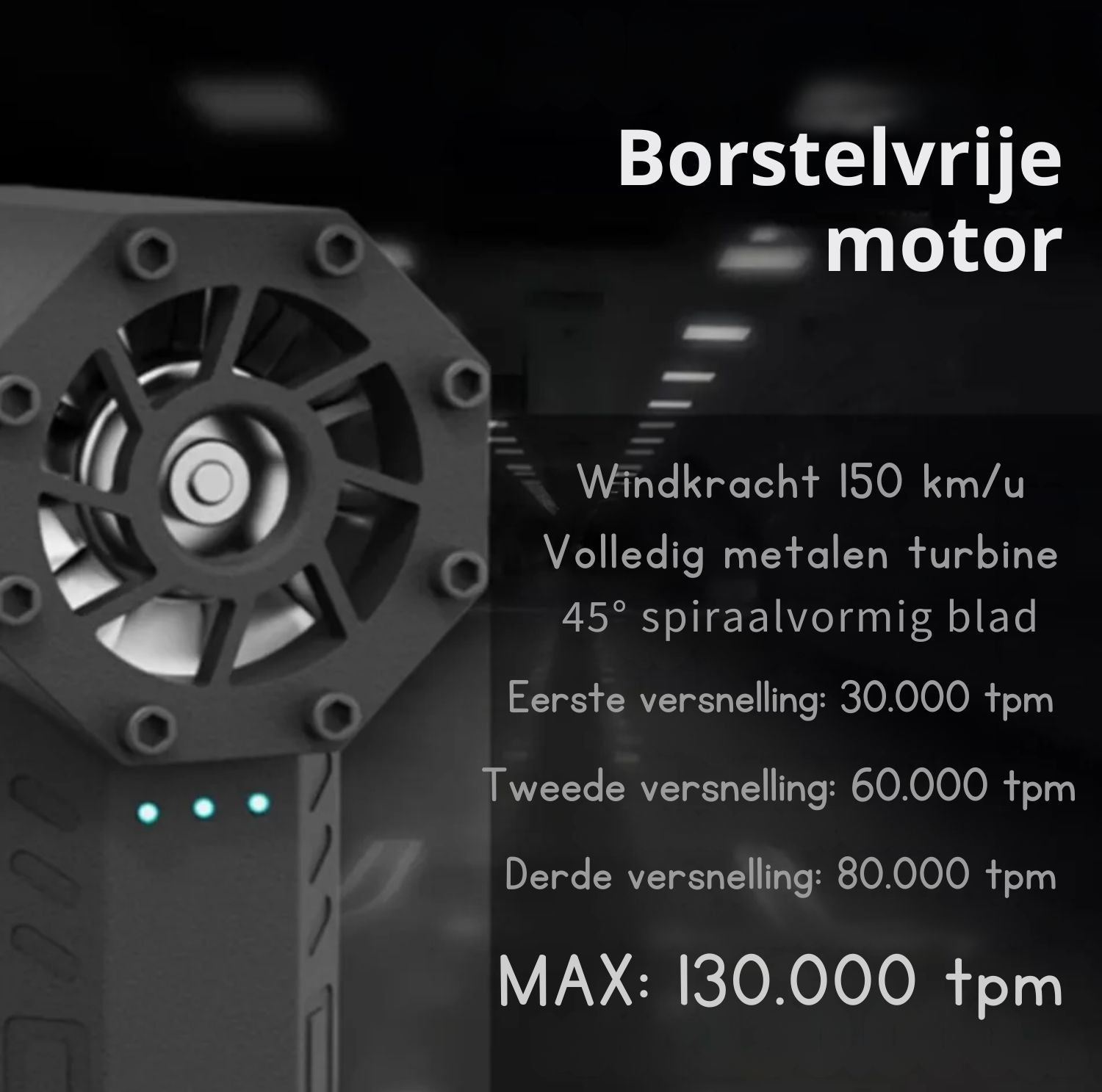 Serenosole™ PowerWhirl Bläser | Leistungsstarker Luftstrom für schnelle und effiziente Leistung | Der leistungsstärkste Bläser 2024