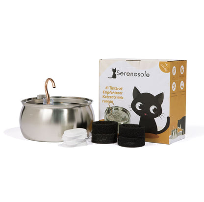 Serenosole™ AquaCat | Houd uw kat gehydrateerd en gezond | Slimste hydratatie 2024
