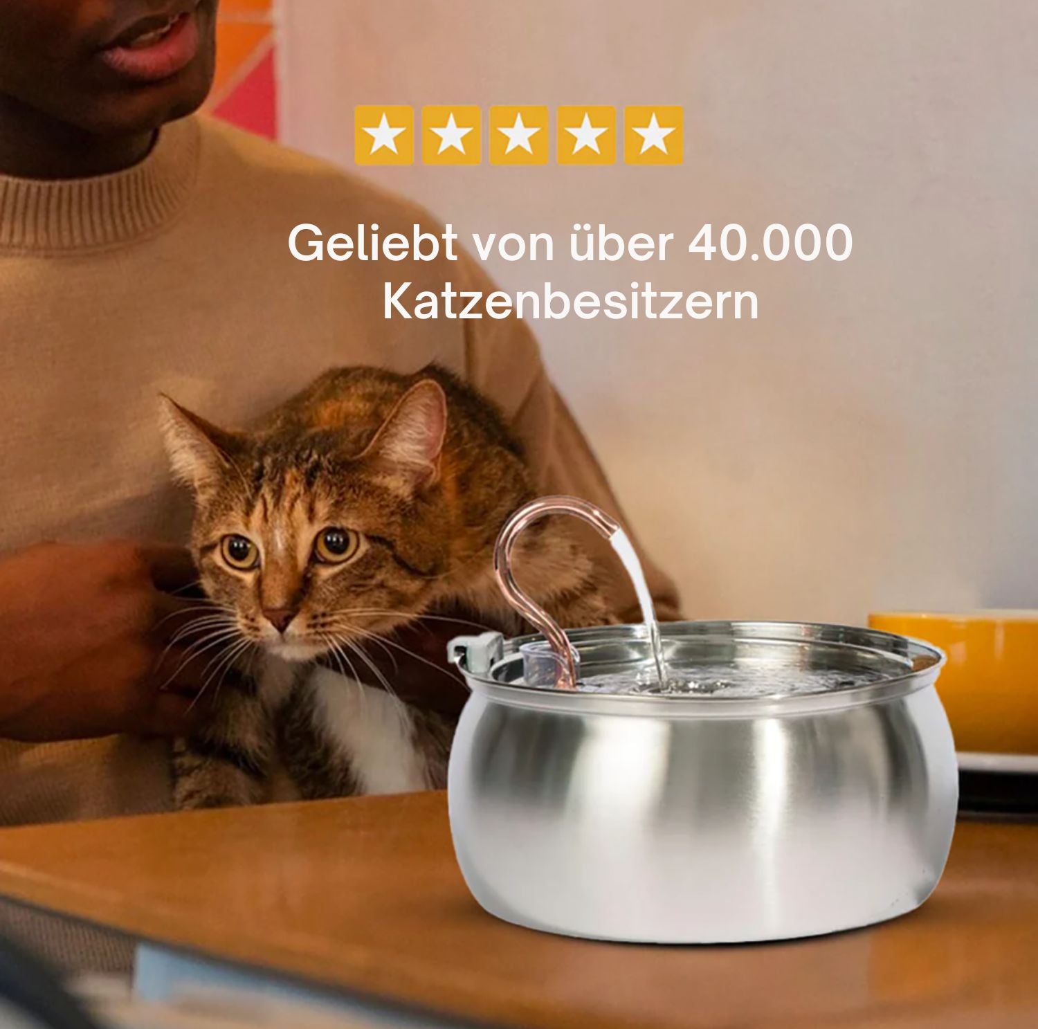 Serenosole™ AquaCat | Houd uw kat gehydrateerd en gezond | Slimste hydratatie 2024