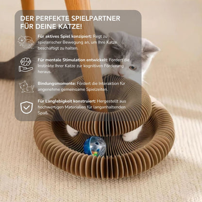 Serenosole™ KittyKraze Katzenspielzeug | Regt den Geist und Körper Ihrer Katze an | Süßestes Katzenspielzeug 2024 (1+1 GRATIS)
