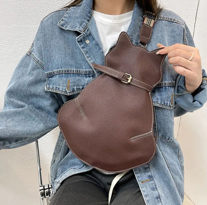 Serenosole™ PurrLeather Katzenledertasche | Weiches Lederdesign, sanft zum Fell und langlebig!