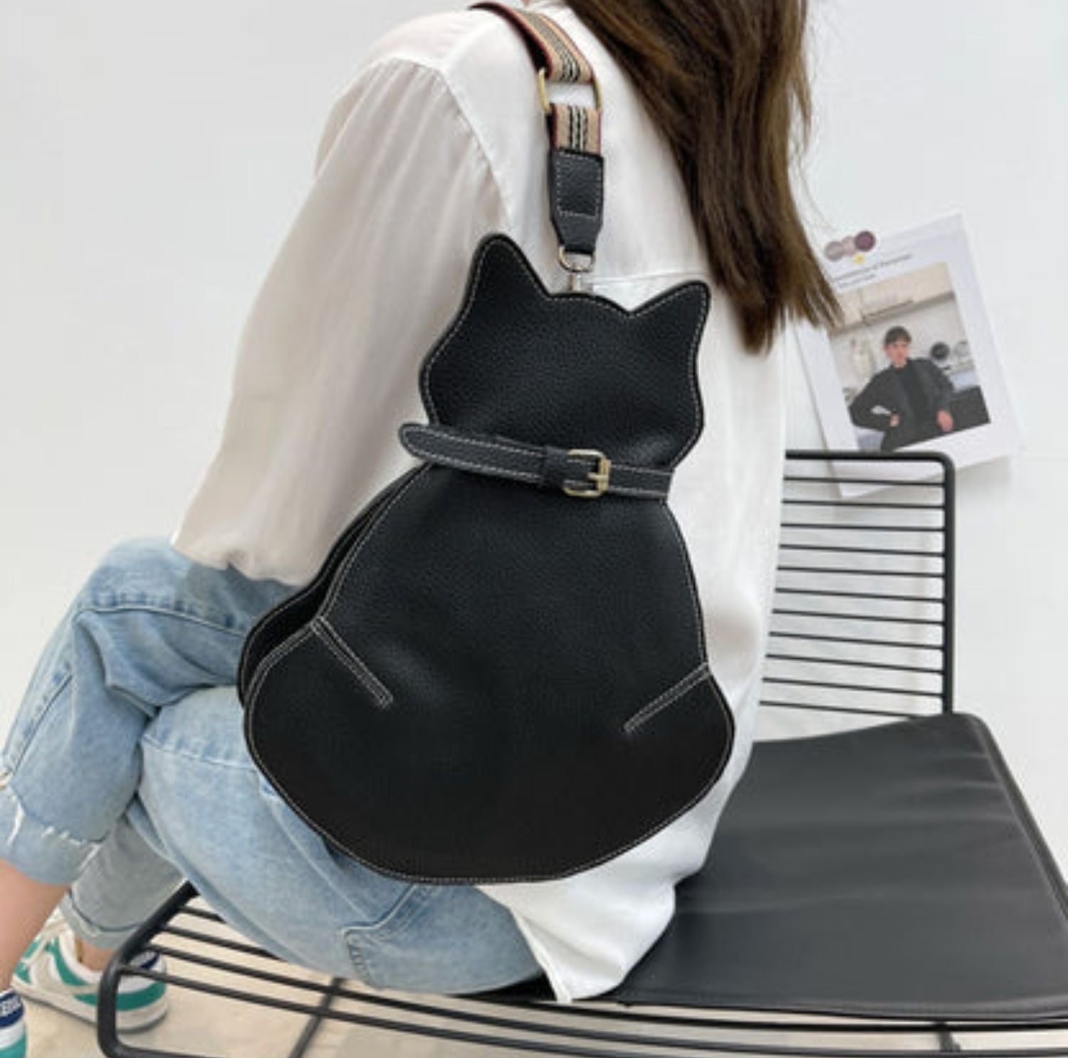 Serenosole™ PurrLeather Katzenledertasche | Weiches Lederdesign, sanft zum Fell und langlebig!