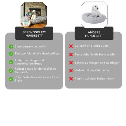 Serenosole™ DreamPaws Hundebett | Schafft den ultimativen Entspannungsplatz für deinen Hund | Das perfekte Hundehimmel 2024