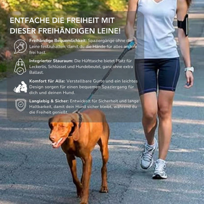 Serenosole™ LeashMate Hunde-Leine | Einfach, bequem und absolut stressfrei | Top Hunde-Leinen-Innovation 2024