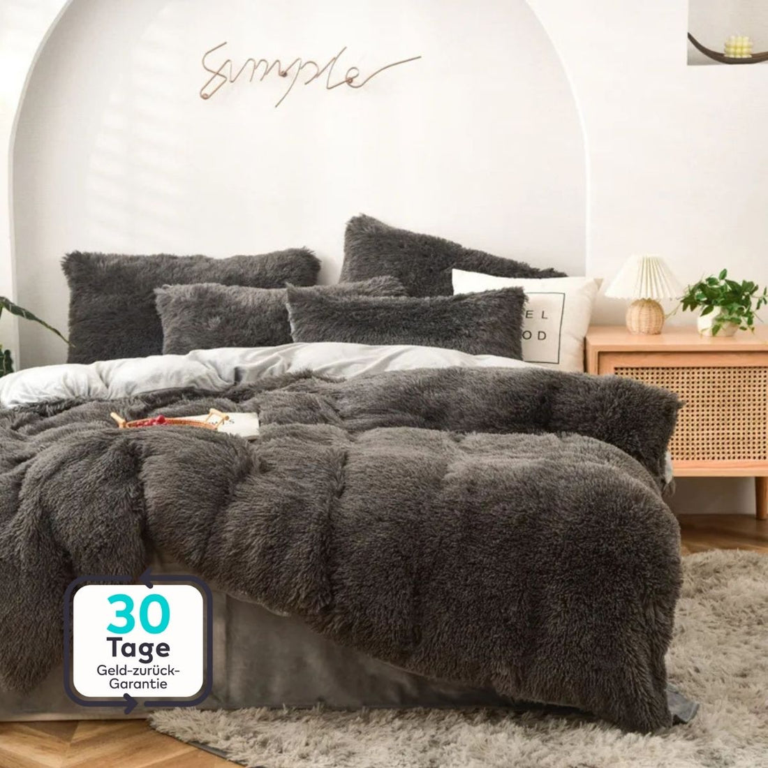 Serenosole™ SnuggleSky Flauschiges Fleece-Bettzeug | Unvergleichliche Weichheit und Wärme jede Nacht | Gemütlichstes Bettzeug 2024