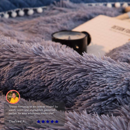 Serenosole™ SnuggleSky Flauschiges Fleece-Bettzeug | Unvergleichliche Weichheit und Wärme jede Nacht | Gemütlichstes Bettzeug 2024