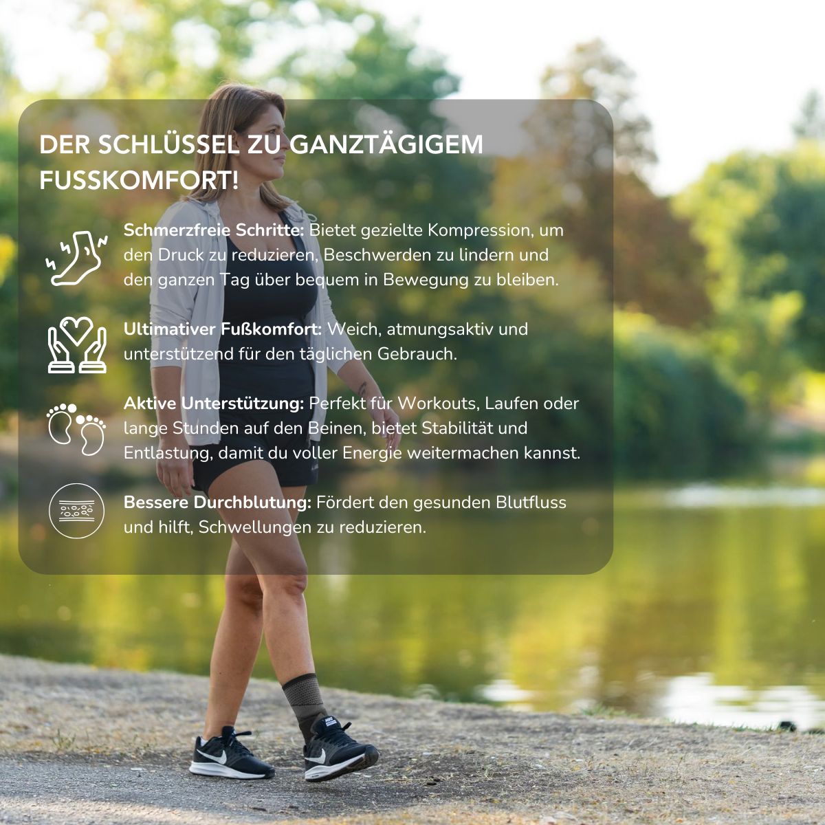 Serenosole™ ReliefStep | Sofortige Fußentlastung mit expertenentwickelter Unterstützung und gezielter Kompression | Ultimative Fußentlastung 2025