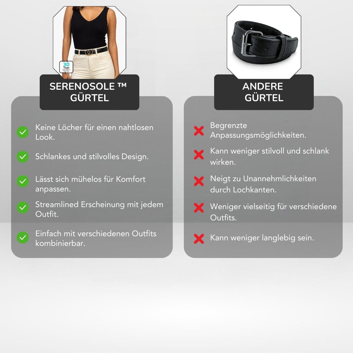 Serenosole™ velora-riem zonder gaten | Super simpel, gaatjesvrij en past perfect | Onbetwiste nummer één 2024 (1+1 GRATIS)