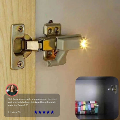 Serenosole™ HingeGlow | Beleuchtet deinen Schrank automatisch beim Öffnen – keine Schalter, kein Aufwand | Schlauster Schranklicht 2025