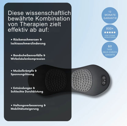 Serenosole™ FlexRelief | Sofortige Linderung von Rückenschmerzen mit Wärme und Vibration | Schlauester Rückenmassagegerät 2025
