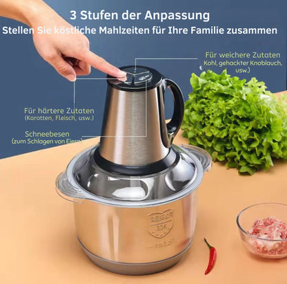 Serenosole™ ChopMaster Fleischwolf | Zerhäckselt Fleisch in Sekundenschnelle | Schnellster Fleischwolf 2024