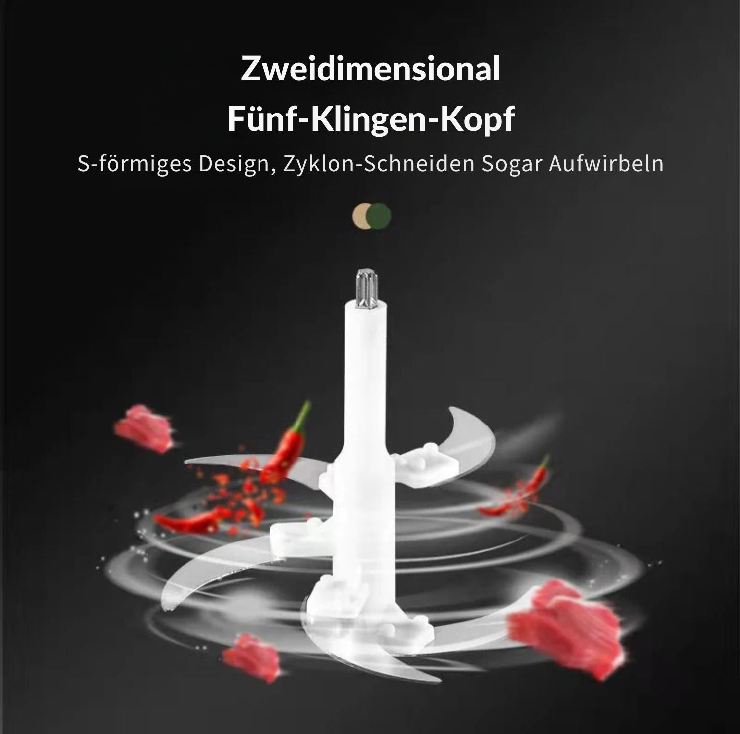 Serenosole™ ChopMaster Fleischwolf | Zerhäckselt Fleisch in Sekundenschnelle | Schnellster Fleischwolf 2024